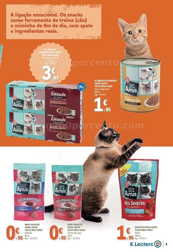 Antevisão Folheto E-LECLERC Feira Animal Promoções de 1 a 31 outubro