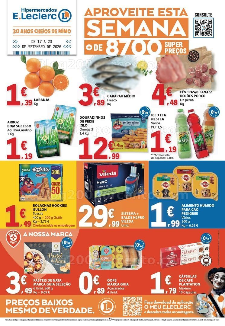 Antevisão Folheto E-LECLERC Promoções de 17 a 23 setembro