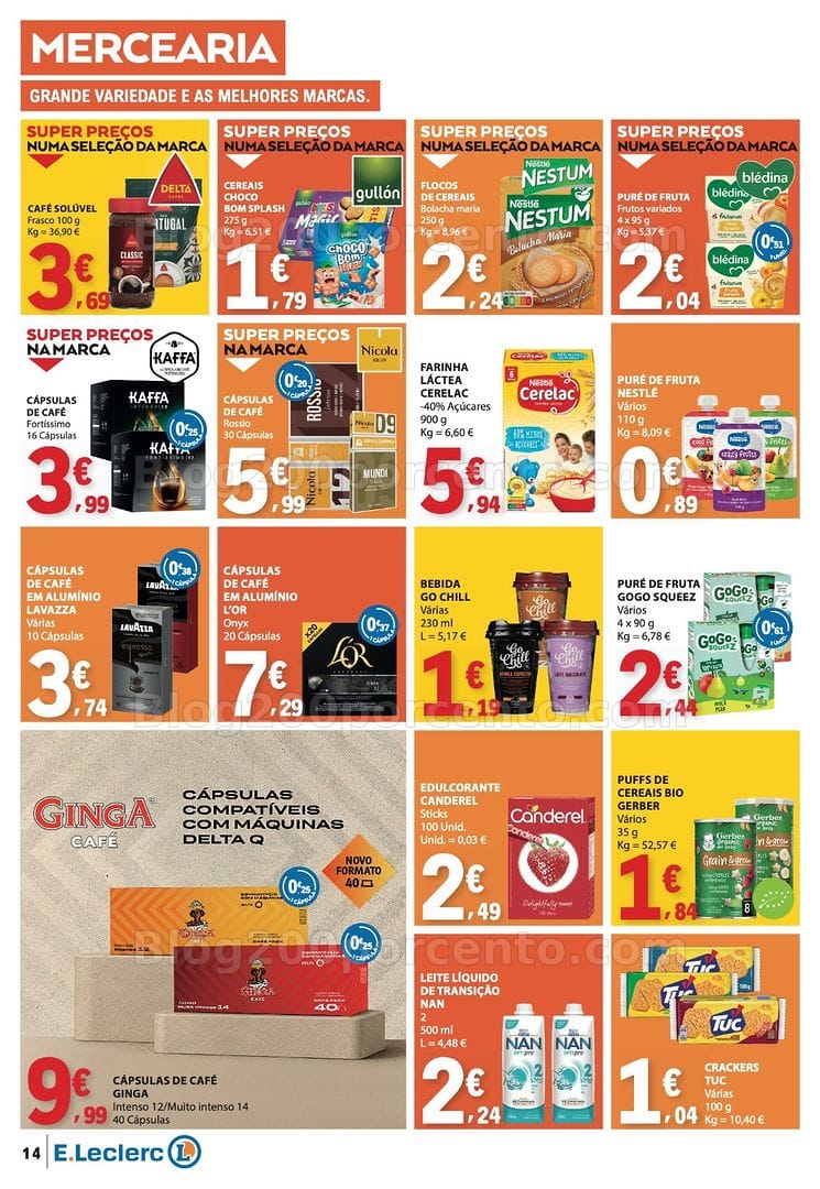 Antevisão Folheto E-LECLERC Promoções de 17 a 23 setembro