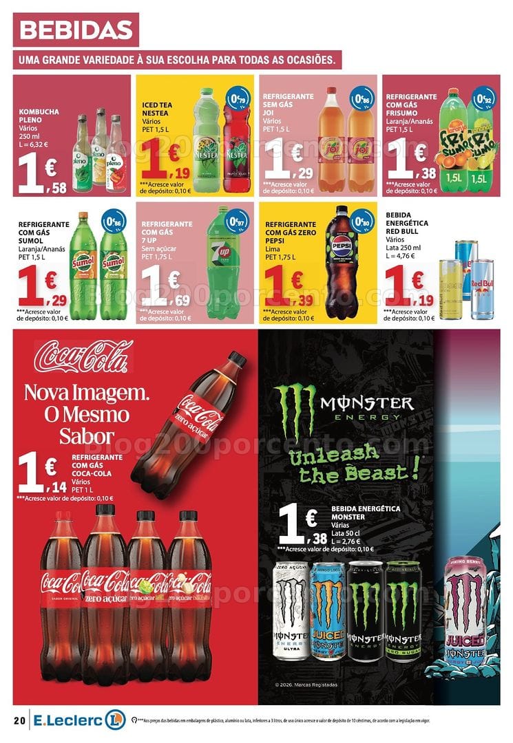 Antevisão Folheto E-LECLERC Promoções de 17 a 23 setembro