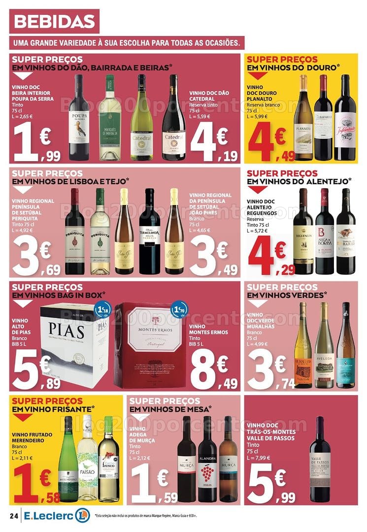 Antevisão Folheto E-LECLERC Promoções de 17 a 23 setembro