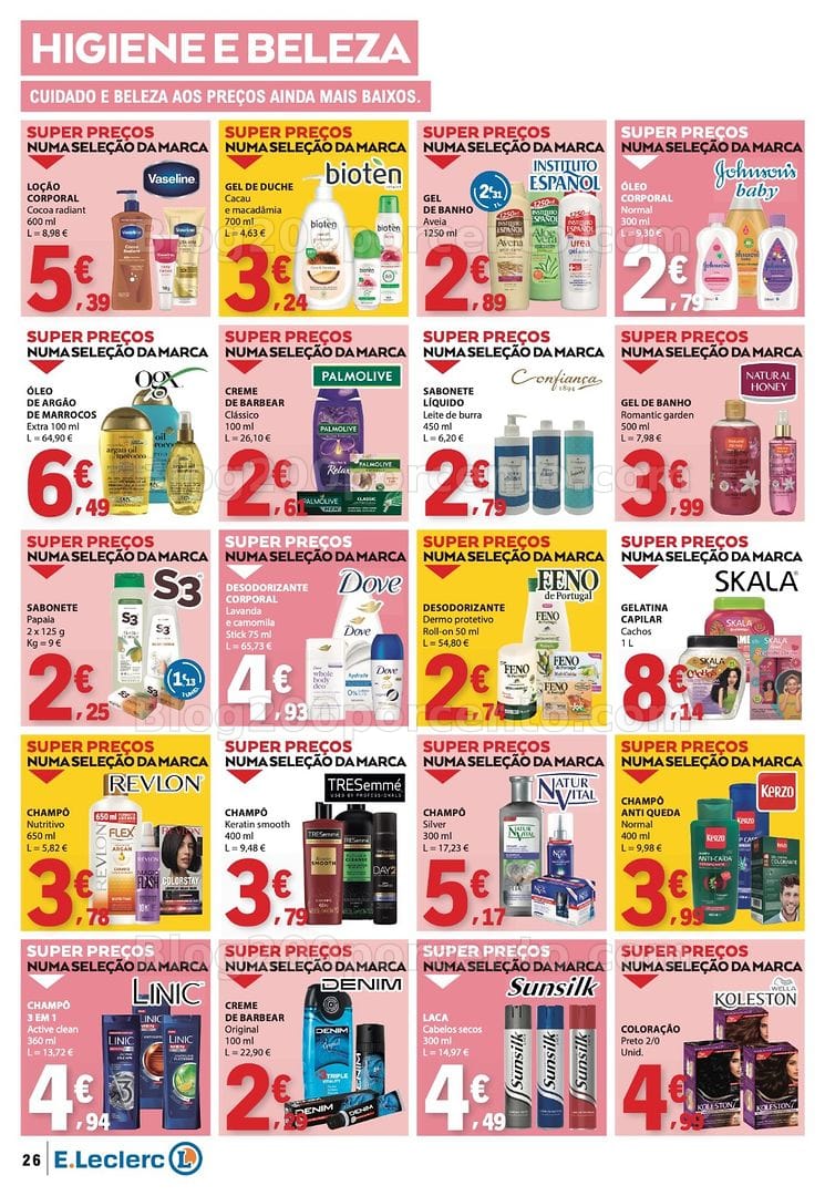 Antevisão Folheto E-LECLERC Promoções de 17 a 23 setembro