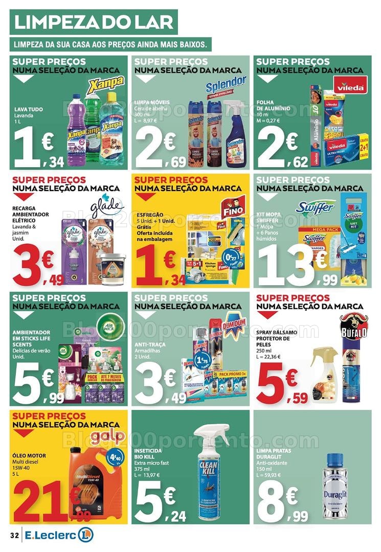 Antevisão Folheto E-LECLERC Promoções de 17 a 23 setembro