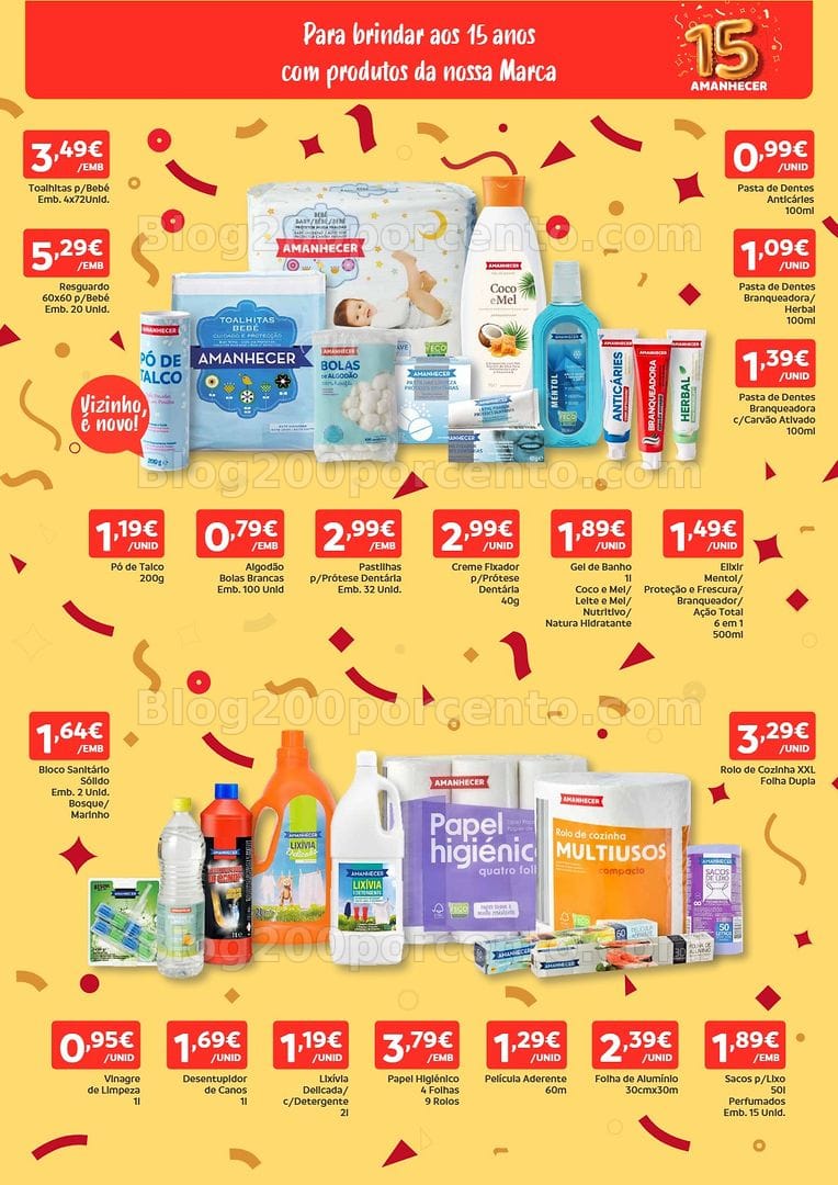 Antevisão Folheto AMANHECER Promoções de 10 a 16 setembro