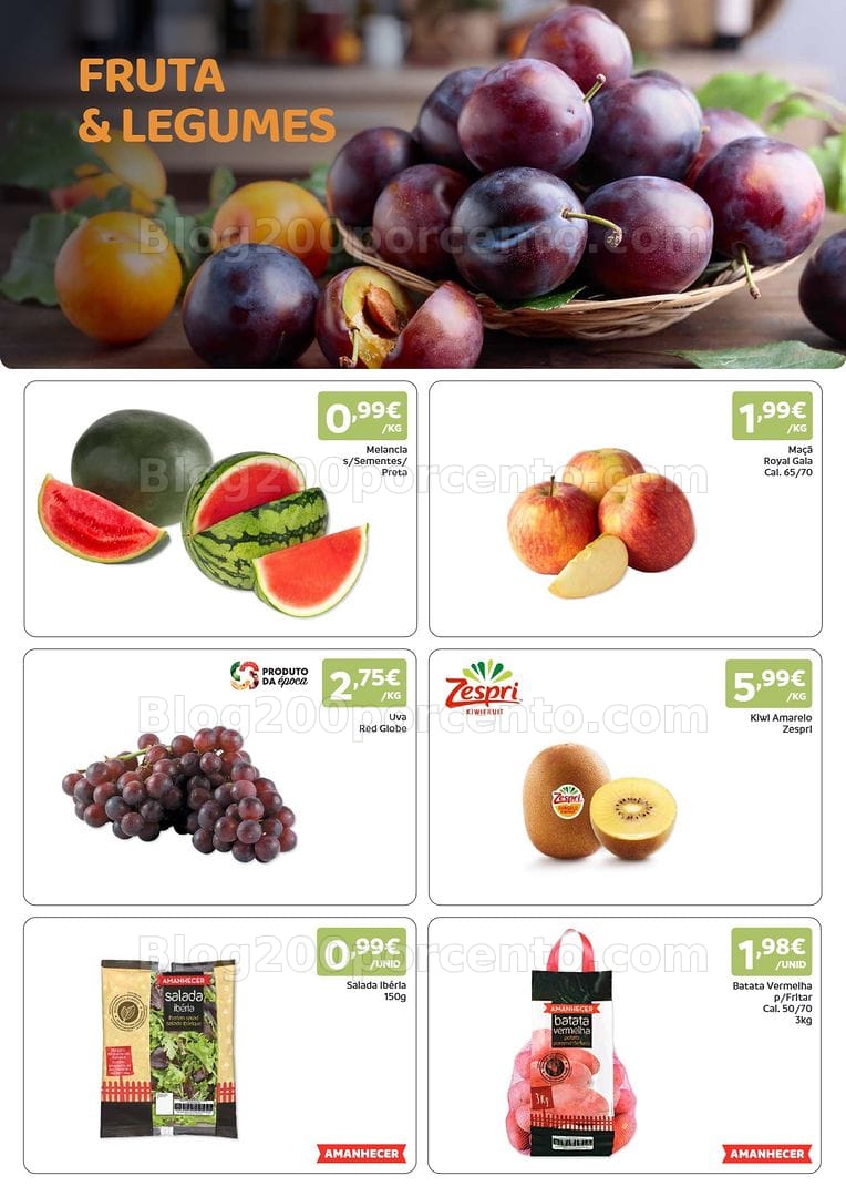 Antevisão Folheto AMANHECER Promoções de 10 a 16 setembro