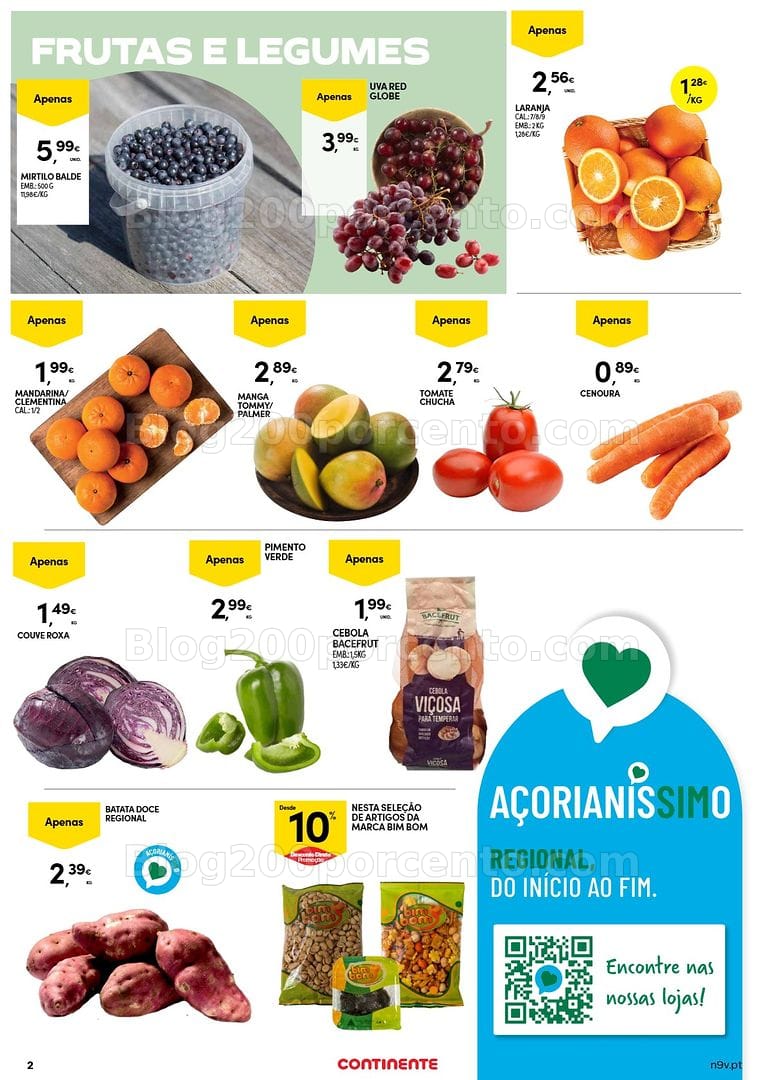 Antevisão Folheto CONTINENTE Açores Promoções de 17 a 30 setembro