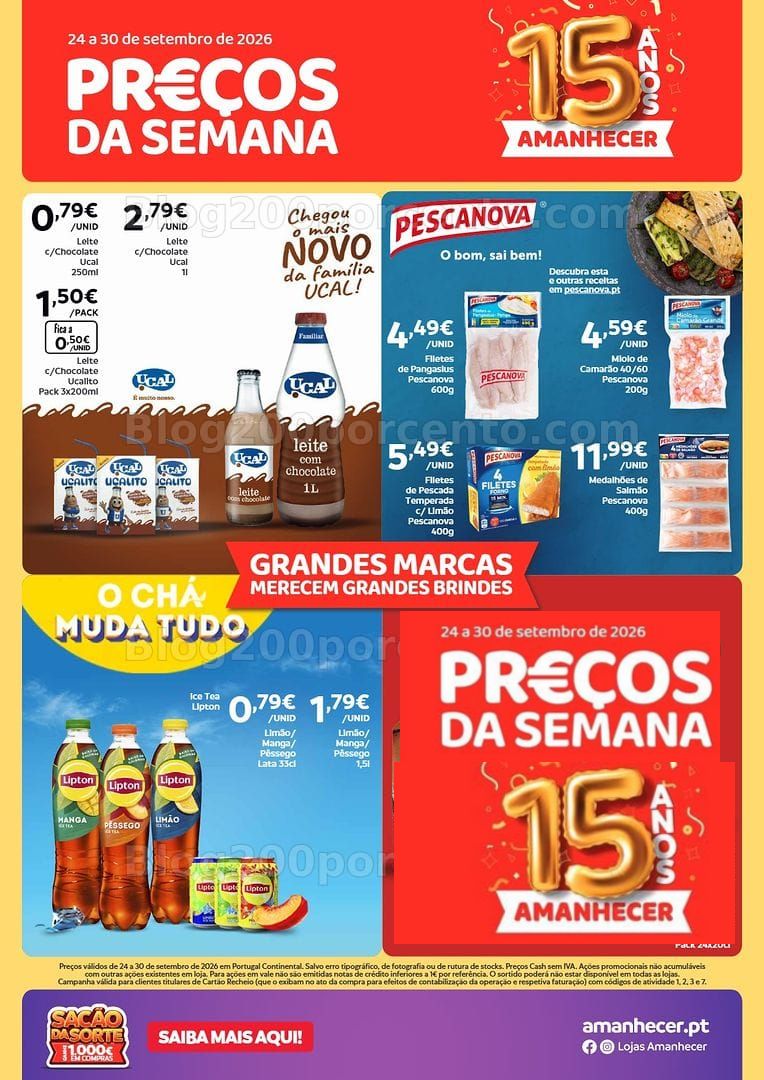 Antevisão Folheto AMANHECER Promoções de 24 a 30 setembro
