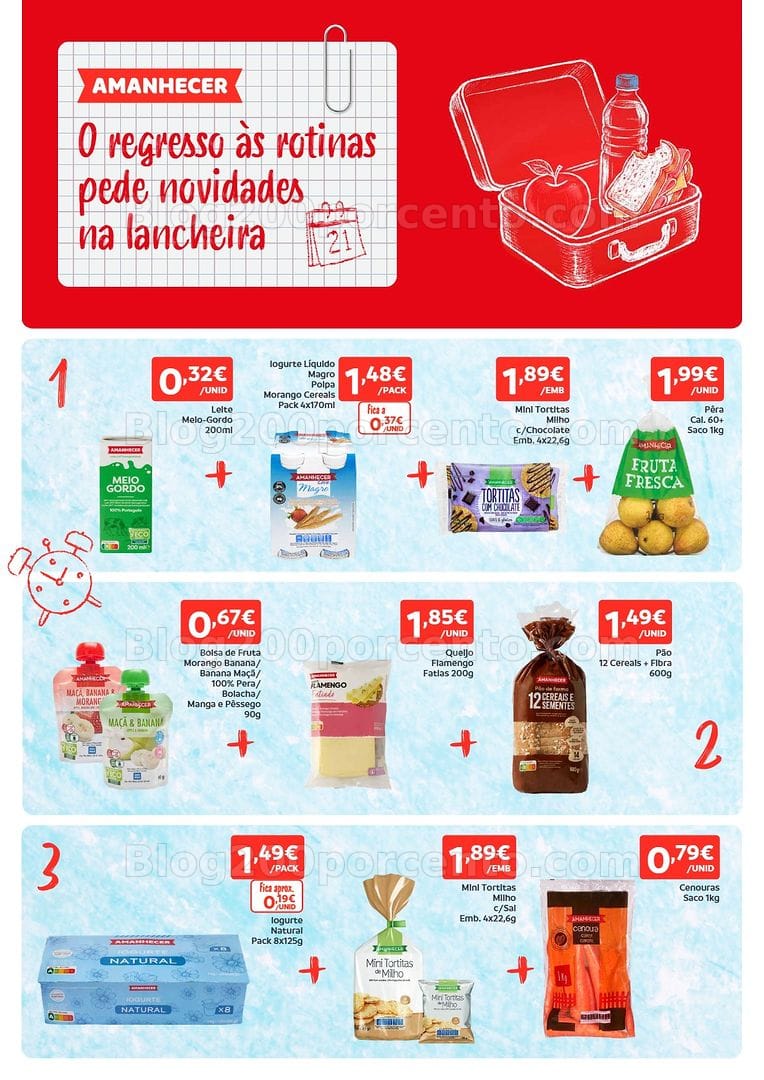 Antevisão Folheto AMANHECER Promoções de 3 a 9 setembro