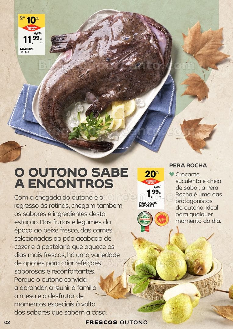 Antevisão Folheto CONTINENTE Frescos de Outono Promoções de 22 setembro a 4 outubro