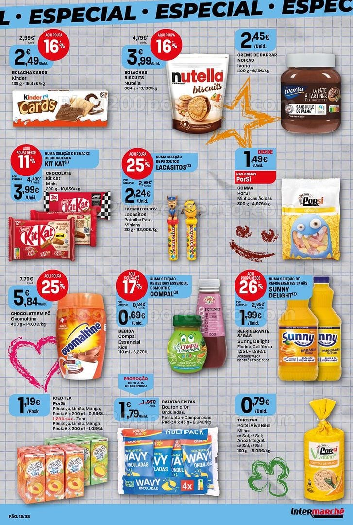 Antevisão Folheto INTERMARCHÉ Contact Promoções de 10 a 16 setembro