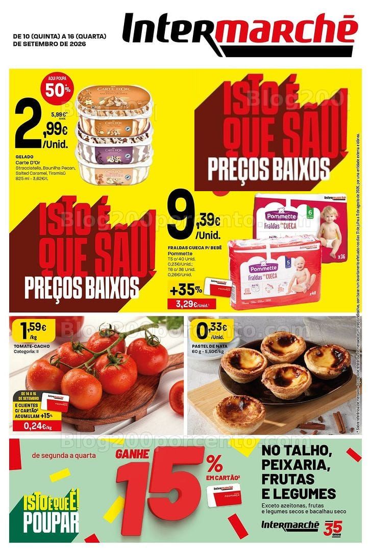 Antevisão Folheto INTERMARCHÉ Mini Promoções de 10 a 16 setembro