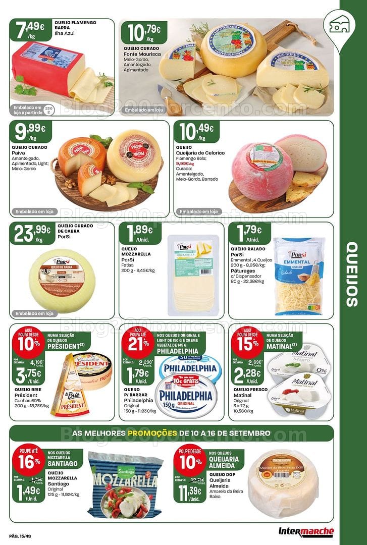 Antevisão Folheto INTERMARCHÉ Super Promoções de 10 a 16 setembro
