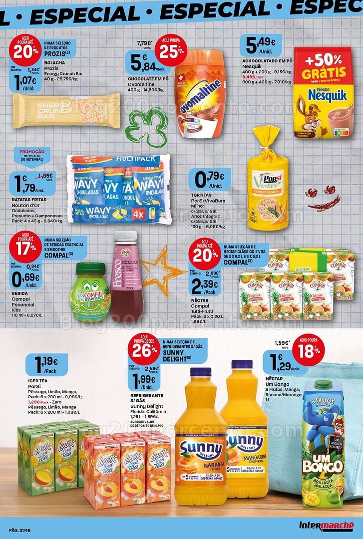 Antevisão Folheto INTERMARCHÉ Super Promoções de 10 a 16 setembro