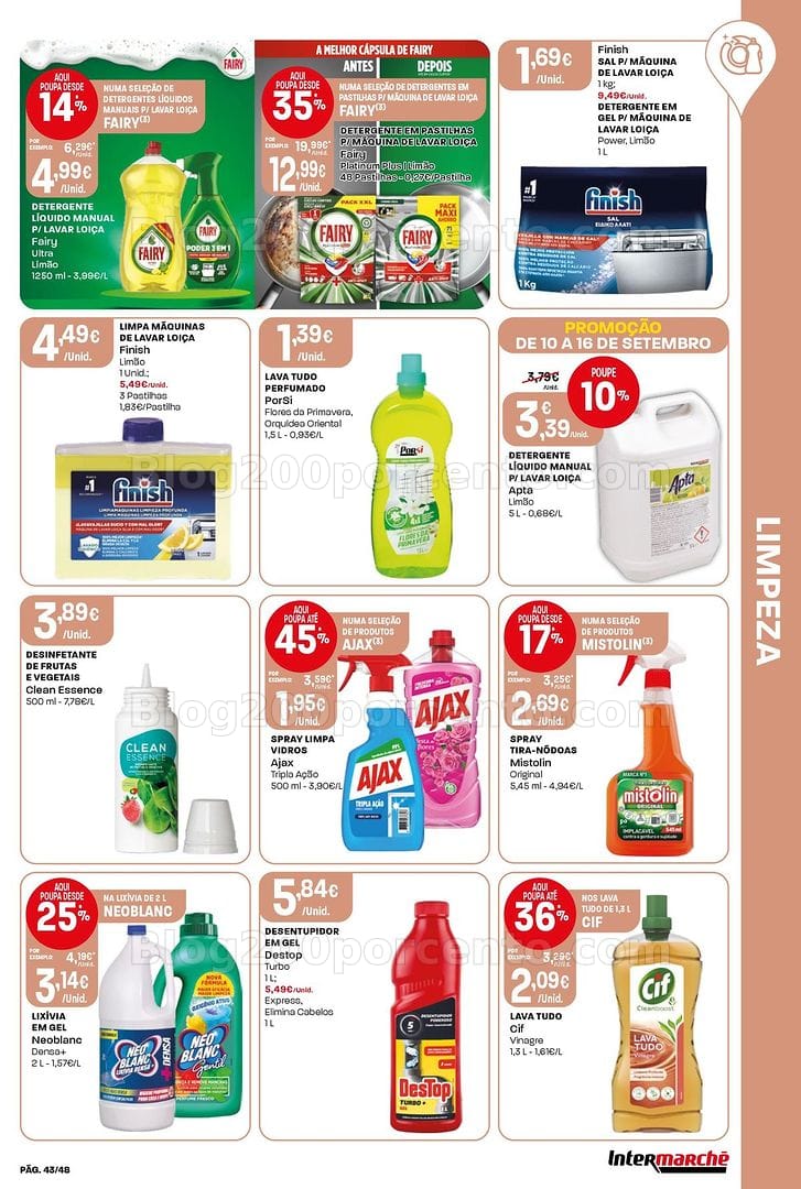 Antevisão Folheto INTERMARCHÉ Super Promoções de 10 a 16 setembro