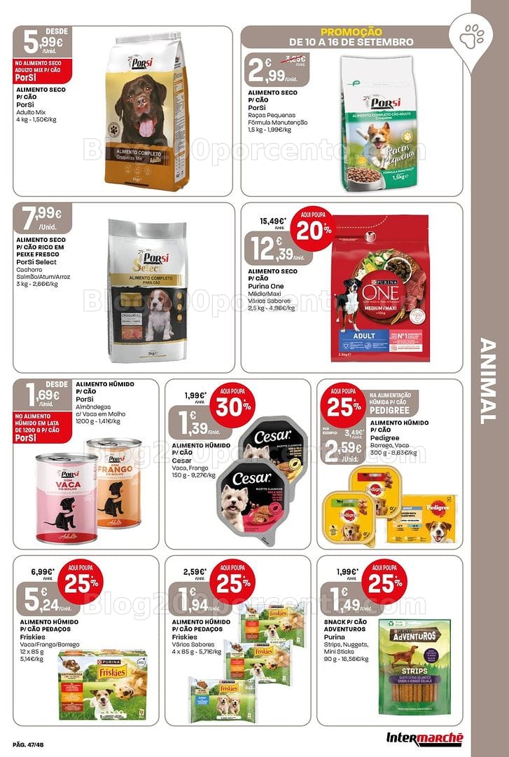 Antevisão Folheto INTERMARCHÉ Super Promoções de 10 a 16 setembro