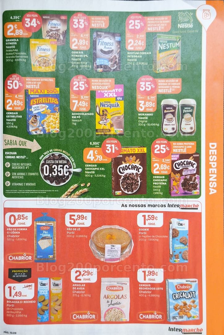 Antevisão Folheto INTERMARCHÉ Promoções de 17 a 23 setembro