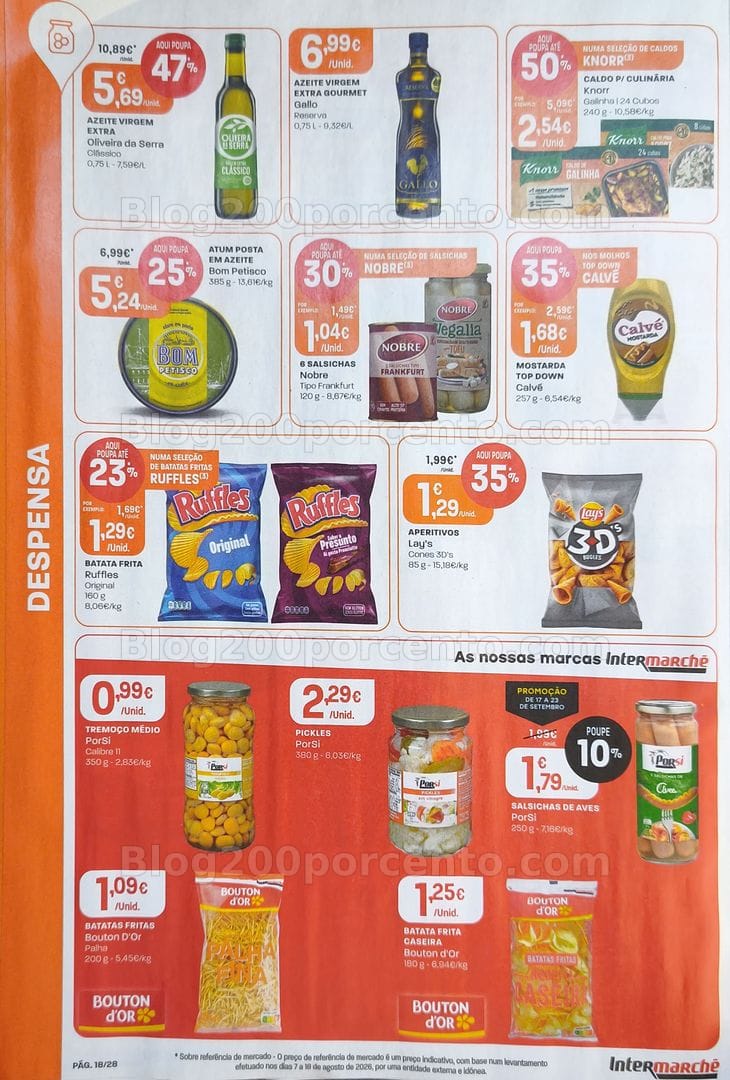 Antevisão Folheto INTERMARCHÉ Promoções de 17 a 23 setembro