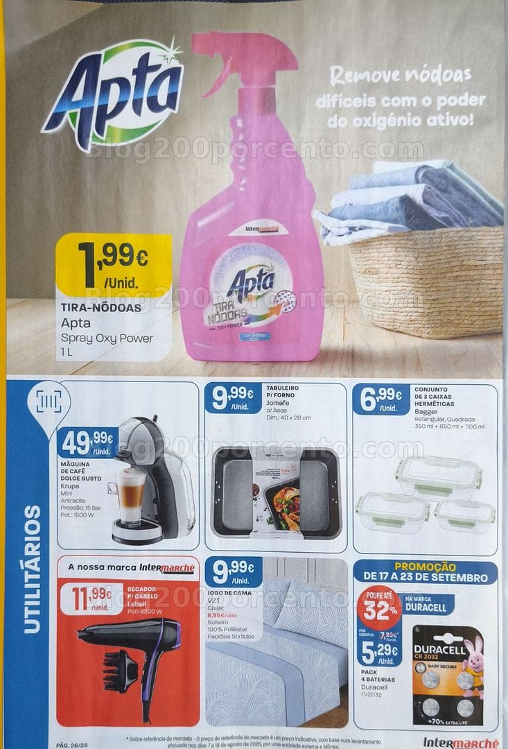 Antevisão Folheto INTERMARCHÉ Promoções de 17 a 23 setembro