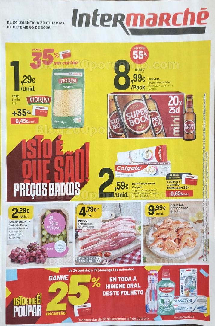 Antevisão Folheto INTERMARCHÉ Promoções de 24 a 30 setembro