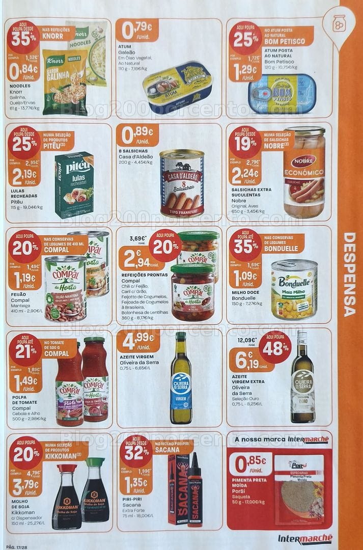Antevisão Folheto INTERMARCHÉ Promoções de 24 a 30 setembro