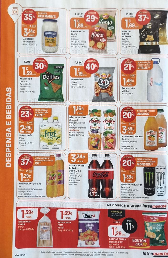 Antevisão Folheto INTERMARCHÉ Promoções de 24 a 30 setembro