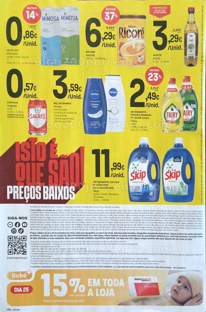 Antevisão Folheto INTERMARCHÉ Promoções de 24 a 30 setembro