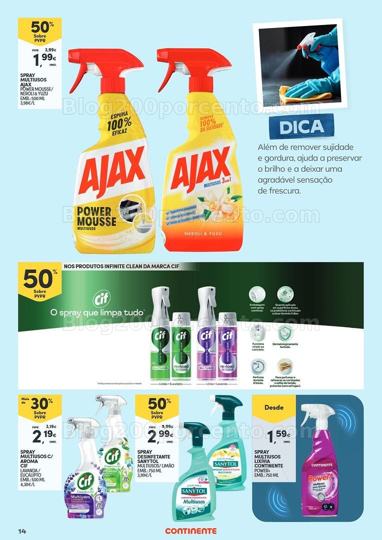 Antevisão Folheto CONTINENTE Limpeza do Lar Promoções de 1 a 20 setembro - Edição Digital