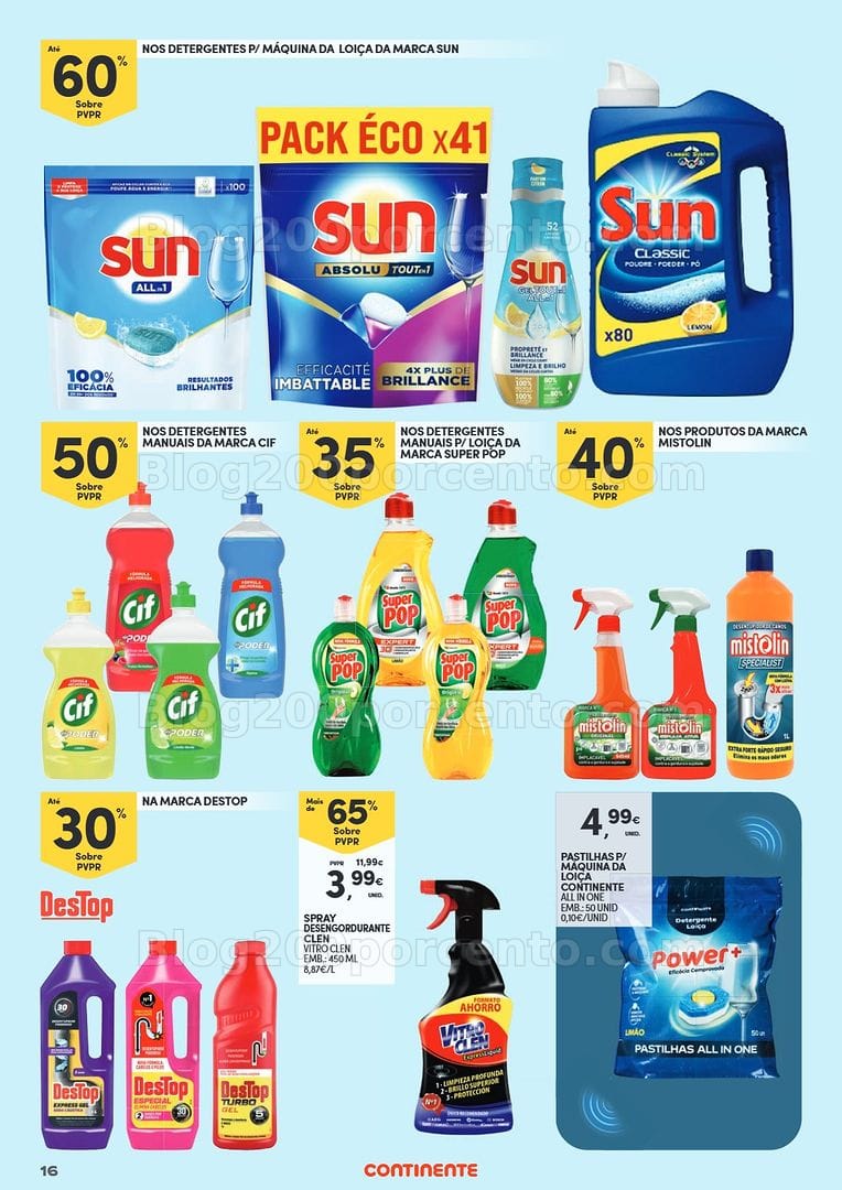 Antevisão Folheto CONTINENTE Limpeza do Lar Promoções de 1 a 20 setembro - Edição Digital