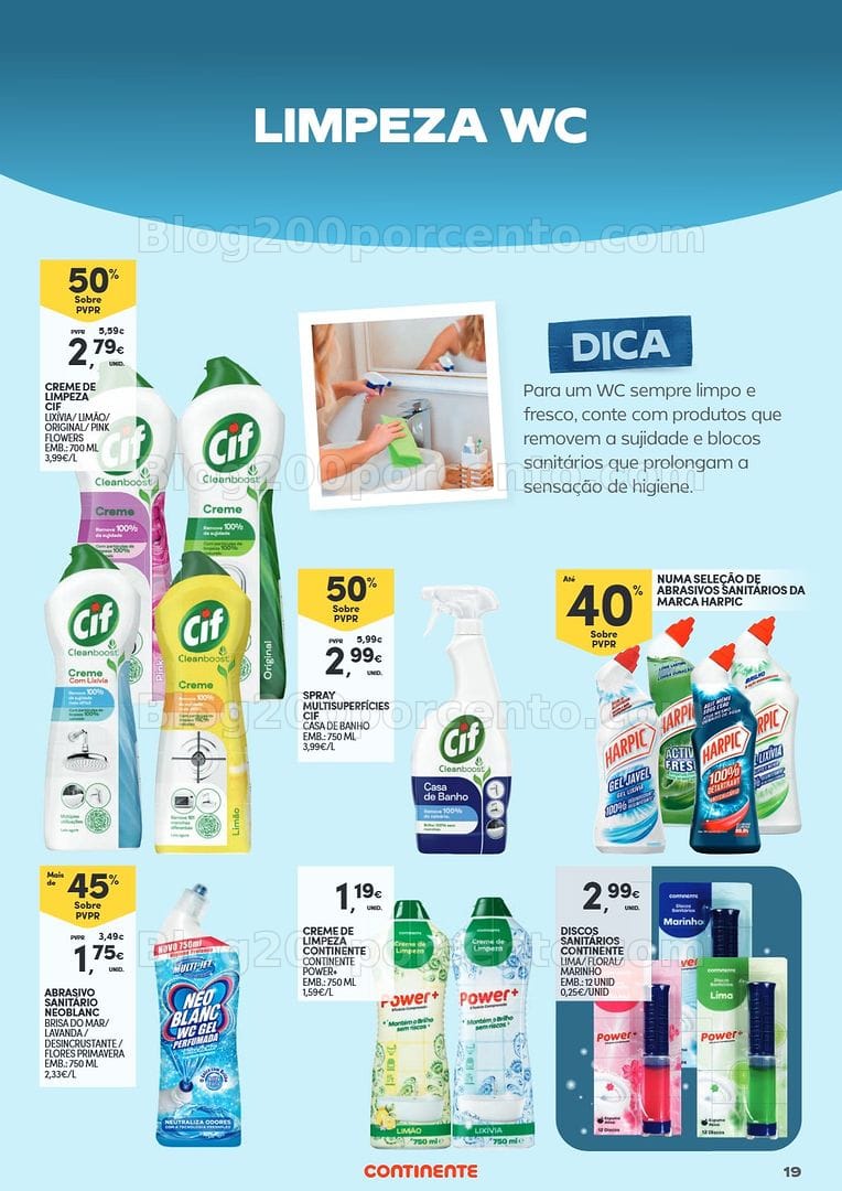 Antevisão Folheto CONTINENTE Limpeza do Lar Promoções de 1 a 20 setembro - Edição Digital