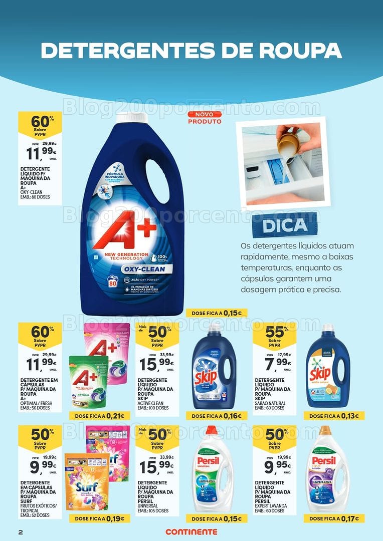 Antevisão Folheto CONTINENTE Limpeza do Lar Promoções de 1 a 20 setembro - Edição Digital