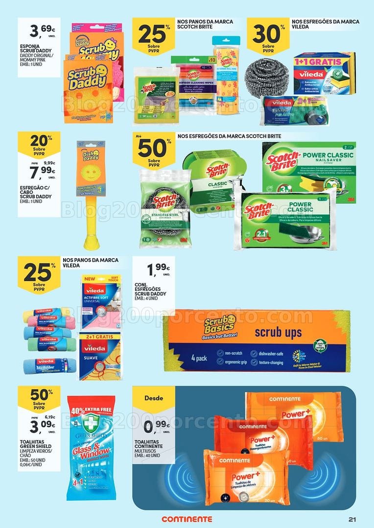 Antevisão Folheto CONTINENTE Limpeza do Lar Promoções de 1 a 20 setembro - Edição Digital