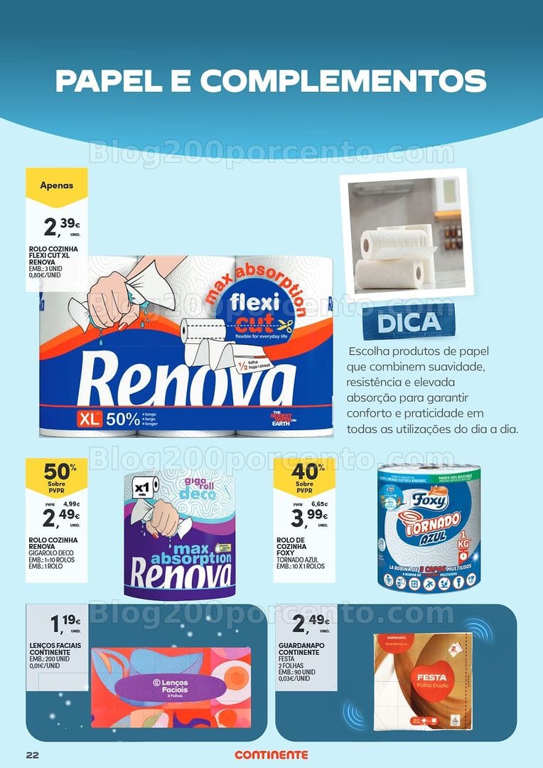 Antevisão Folheto CONTINENTE Limpeza do Lar Promoções de 1 a 20 setembro - Edição Digital