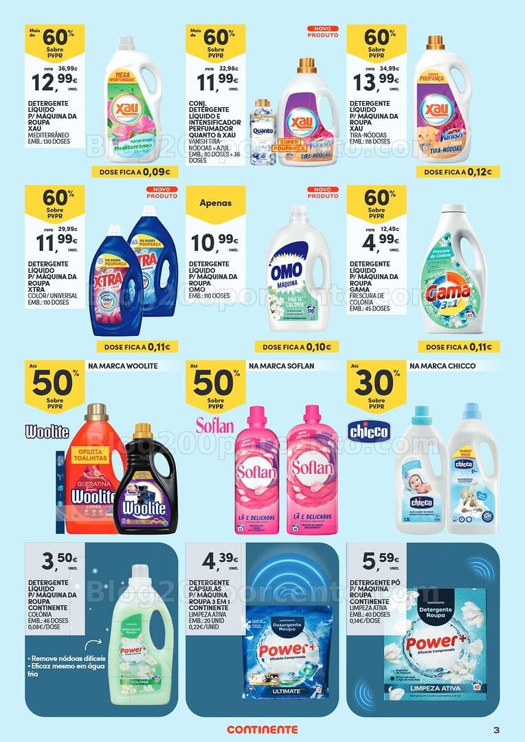Antevisão Folheto CONTINENTE Limpeza do Lar Promoções de 1 a 20 setembro - Edição Digital