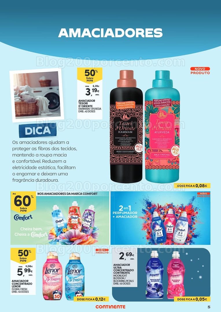 Antevisão Folheto CONTINENTE Limpeza do Lar Promoções de 1 a 20 setembro - Edição Digital