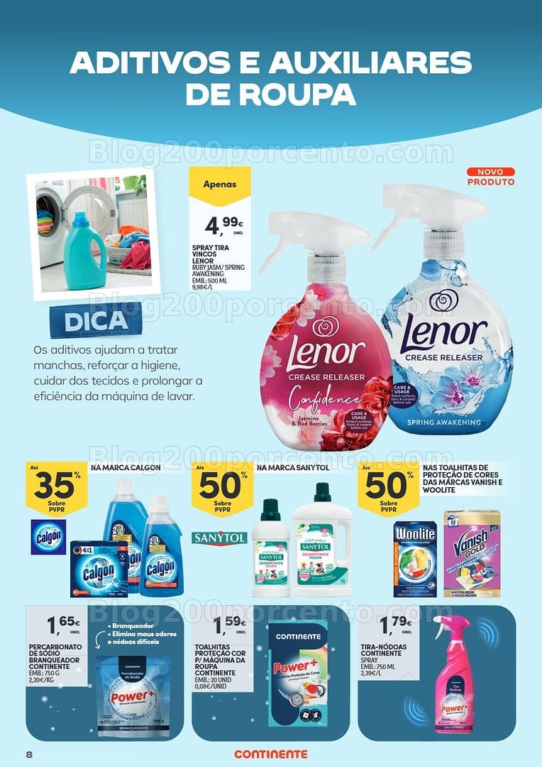 Antevisão Folheto CONTINENTE Limpeza do Lar Promoções de 1 a 20 setembro - Edição Digital