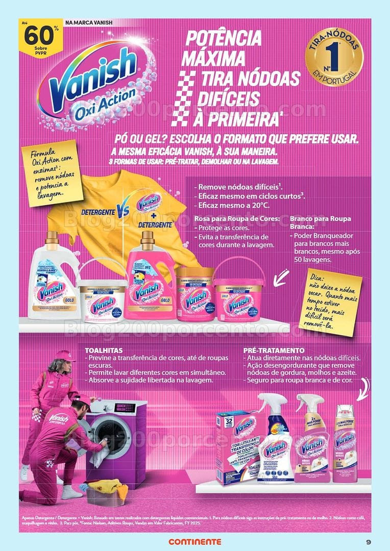 Antevisão Folheto CONTINENTE Limpeza do Lar Promoções de 1 a 20 setembro - Edição Digital
