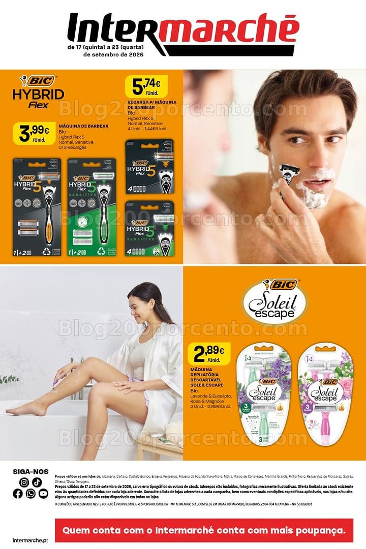 Antevisão Folheto INTERMARCHÉ Especial Bic Promoções de 17 a 23 setembro