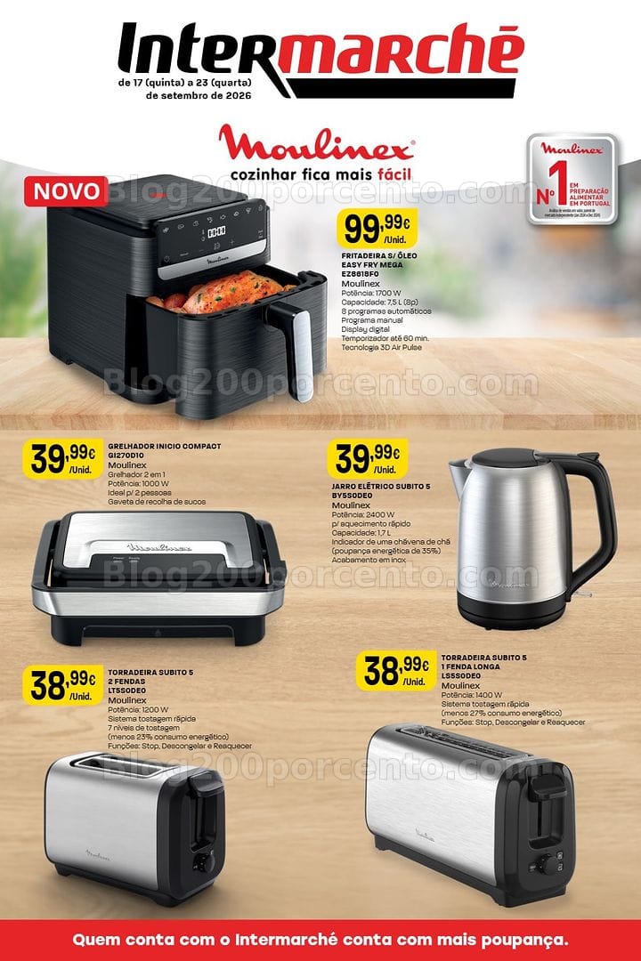 Antevisão Folheto INTERMARCHÉ Bazar Extra Promoções de 17 a 23 setembro