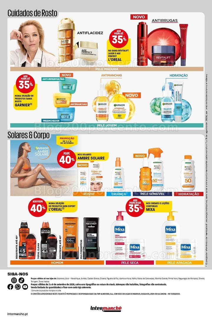 Antevisão Folheto INTERMARCHÉ Especial Beleza Promoções de 3 a 9 setembro