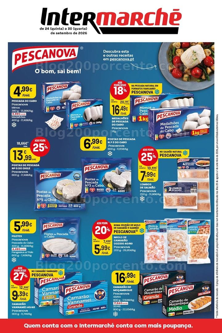 Antevisão Folheto INTERMARCHÉ Especial Pescanova Promoções de 24 a 30 setembro