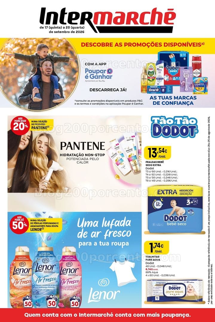 Antevisão Folheto INTERMARCHÉ Especial Higiene e Limpeza Promoções de 17 a 23 setembro