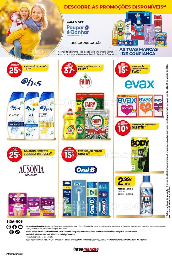 Antevisão Folheto INTERMARCHÉ Especial Higiene e Limpeza Promoções de 17 a 23 setembro