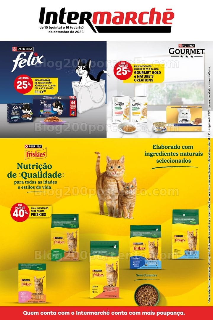Antevisão Folheto INTERMARCHÉ Especial Pets Promoções de 10 a 16 setembro