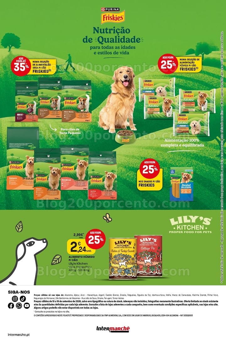Antevisão Folheto INTERMARCHÉ Especial Pets Promoções de 10 a 16 setembro
