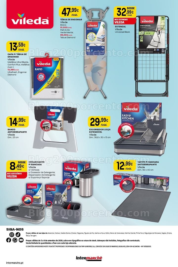 Antevisão Folheto INTERMARCHÉ Especial Limpeza Promoções até 9 setembro