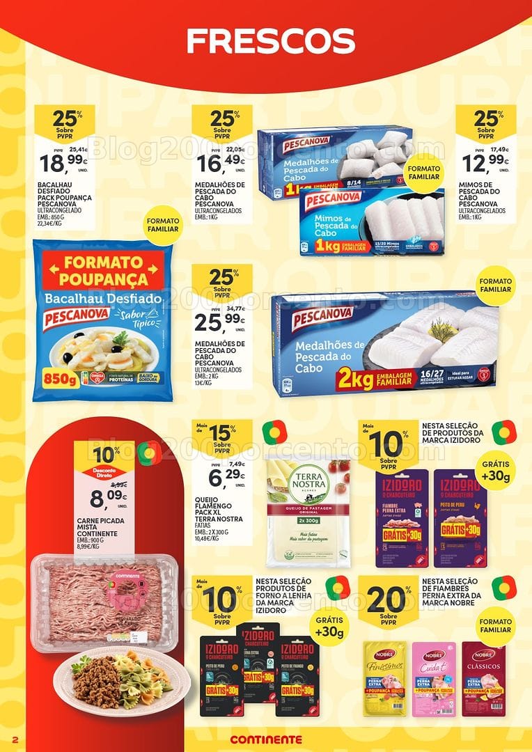 Antevisão Folheto CONTINENTE Especial Formatos Poupança Promoções de 15 a 27 setembro