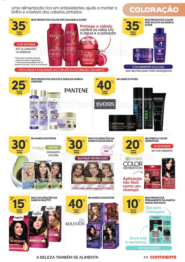 Antevisão Folheto CONTINENTE Especial Beleza Promoções de 15 a 27 setembro
