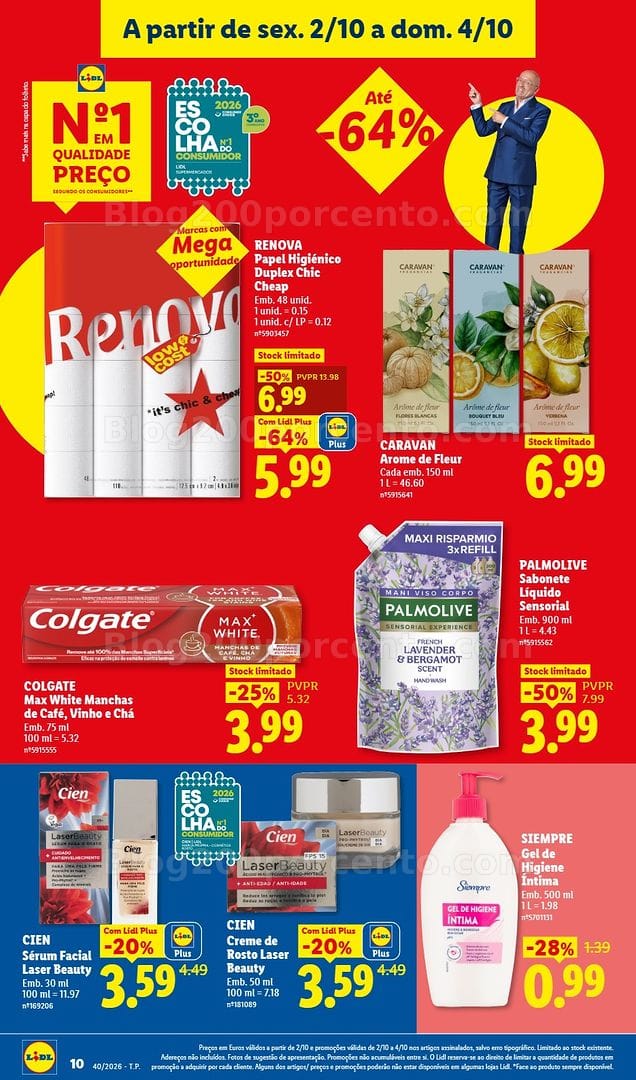 Antevisão Folheto LIDL Promoções Fim de Semana - 2 a 4 outubro - Edição Digital