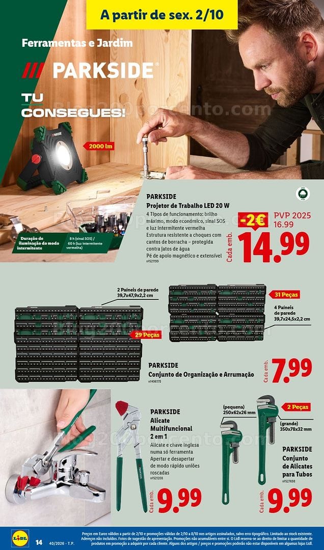 Antevisão Folheto LIDL Promoções Fim de Semana - 2 a 4 outubro - Edição Digital
