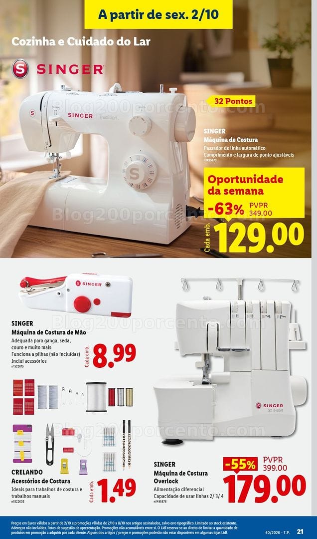 Antevisão Folheto LIDL Bazar Promoções Fim de Semana - 2 a 8 outubro - Edição Digital